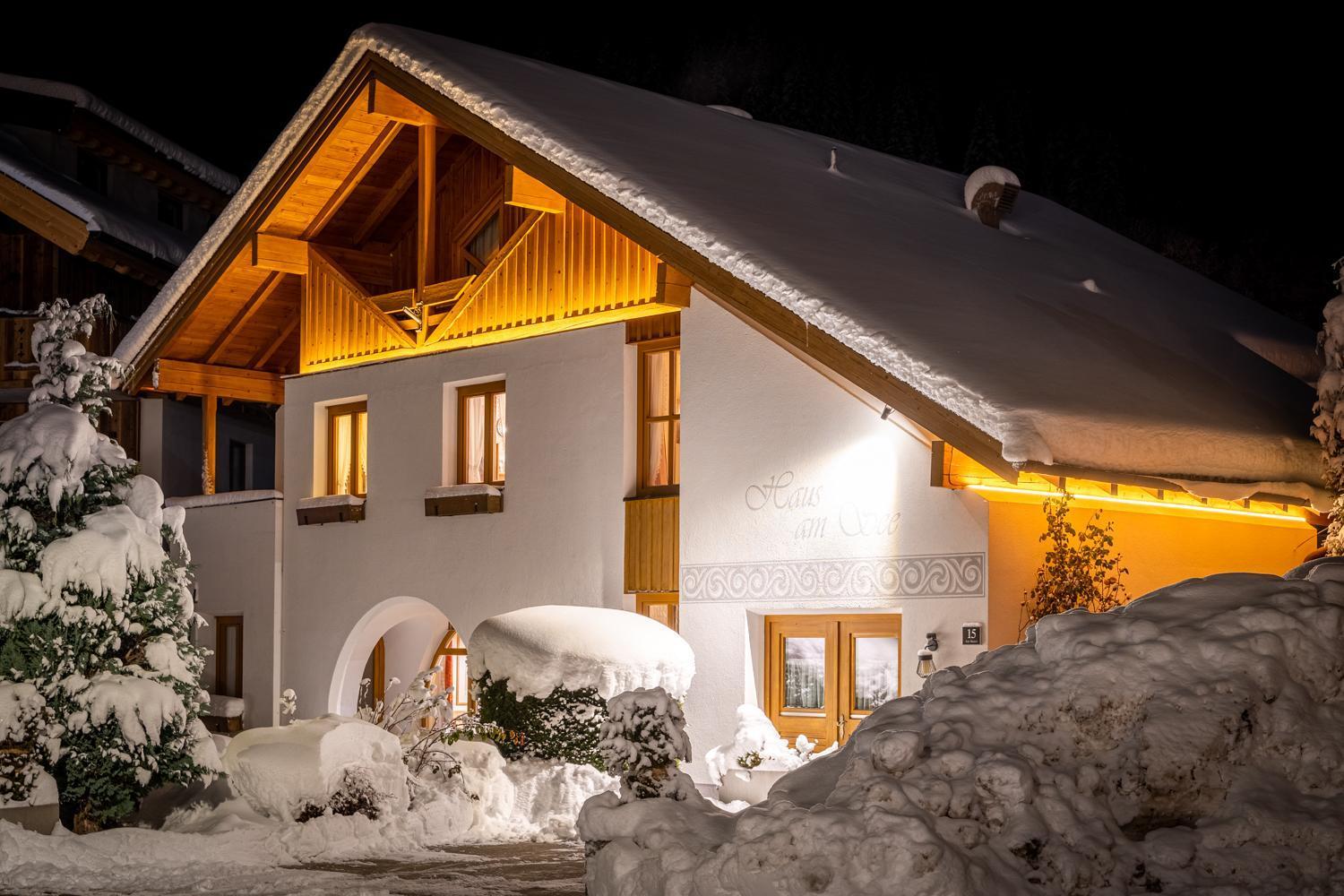 Ferienhaus Am Burgsee Ladis Esterno foto