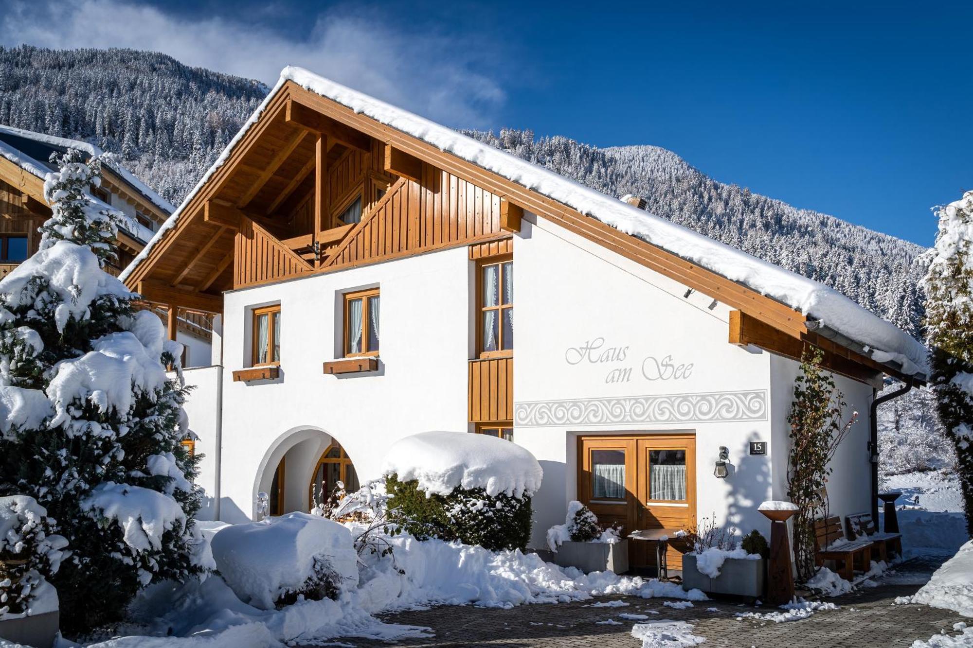 Ferienhaus Am Burgsee Ladis Esterno foto